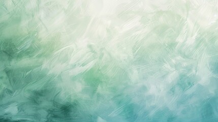 Obraz premium Calm background in pastel green and blue featuring wispy cloud textures