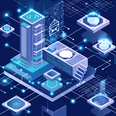 Business plan, background, technology, office, construction, connecting