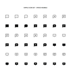 Speech bubble icon based on message status
