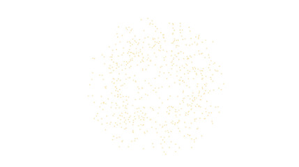 A network of interconnected nodes representing complex connections and relationships