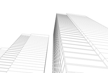 Fototapeta premium abstract architecture background