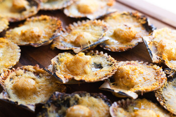 Conchitas a la parmesana parmesan scallops with grated parmesan cheese peruvian latin american food