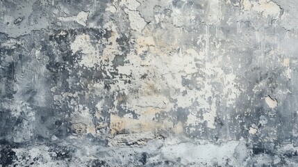 Obraz premium A close-up shot of an old concrete wall with peeling paint and cracks, symbolizing time, aging, history, texture, and decay. - A close-up shot of an old concrete wall with peeling paint and cracks, sy
