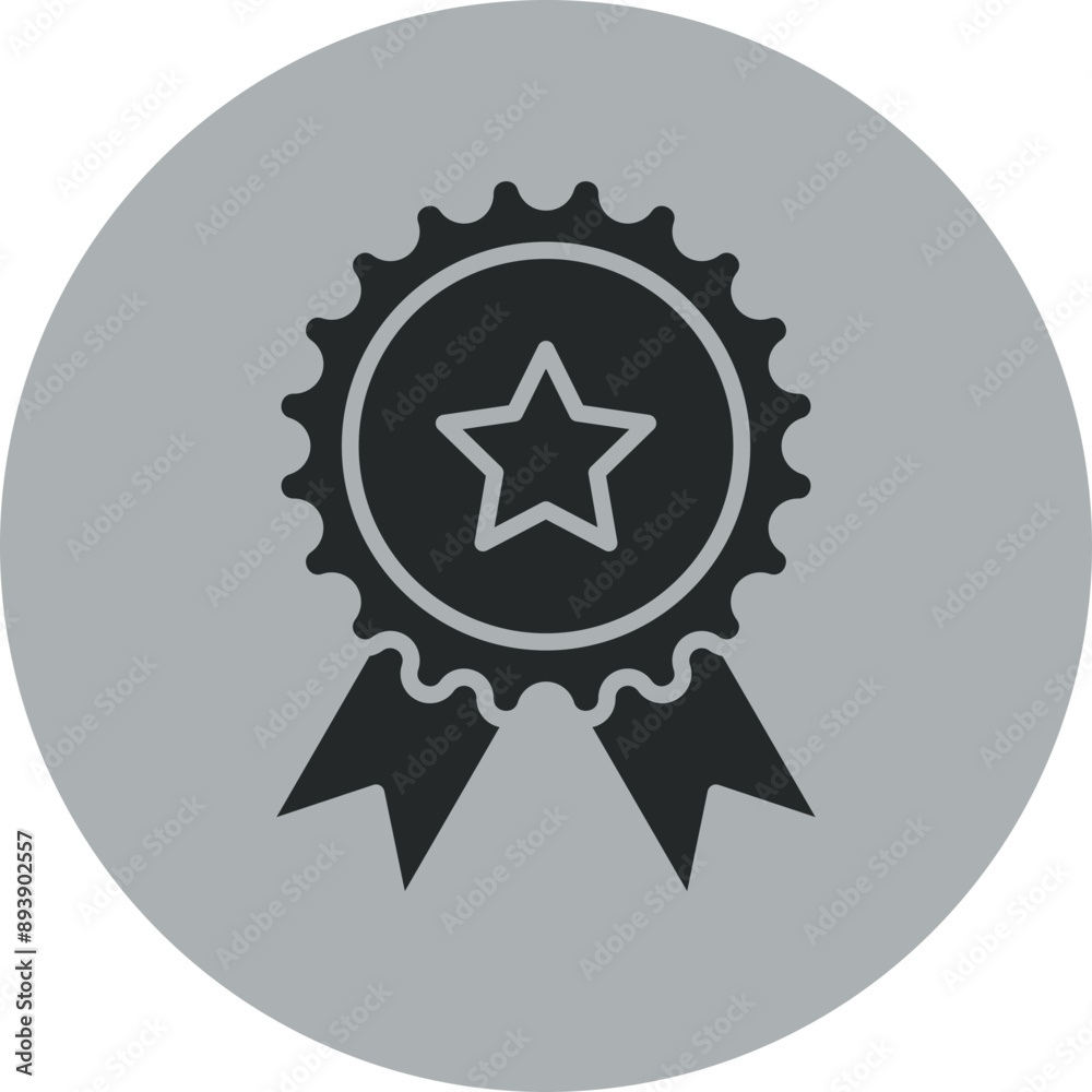 Poster medal icon design