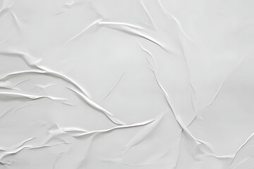 Fond blanc texturé avec des plis, design minimaliste.