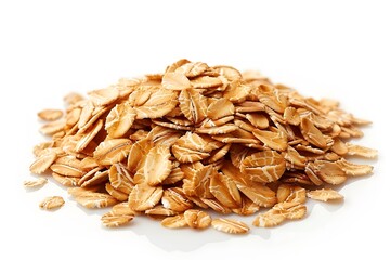 A Pile of Nutritious Oats Ready for Breakfast