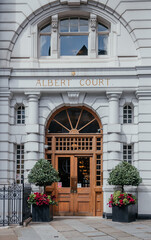 Elegant Entrance of Albert Court London