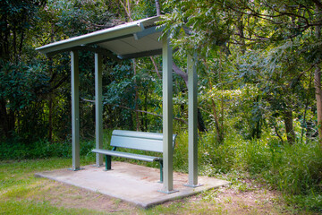 Banco de praça ou jardim em Brisbane, Austrália