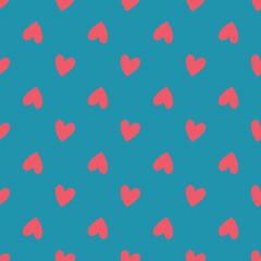seamless pattern with hearts