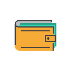 illustration of an icon wallet