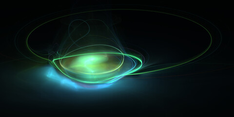 Komplexes fraktal als einzigartiges kunstvolles digitales Hintergrund Motiv f&uuml;r Webseiten und Druckmotive