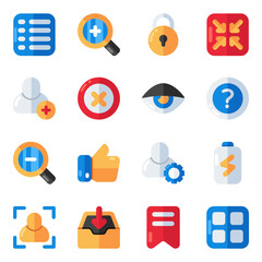 Set of Ui Flat Icons

