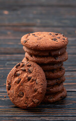 Mix of cookies chocolate and peanut . Many unhealthy snacks .