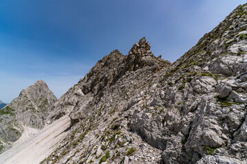 Mountain tour to the Vorderer Drachenkopf in the Mieminger mountains in Ehrwald