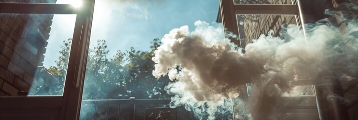 sharp photo showing a fireplace builder smiling for camera near hearth