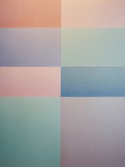 Abstract Japanese design in soft pastel color