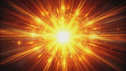 Obraz premium An intense explosion of glowing light bursting outwards , explosion, light, burst, energy, powerful, dynamic, radiant