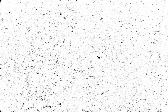 Textura grunge branca e preta. Esbo&ccedil;o abstrato para criar efeitos. Sujeira vintage, com efeito de desgaste para sobreposi&ccedil;&atilde;o. Design para fundos monocrom&aacute;tico. Poeira em forma de rabiscos.