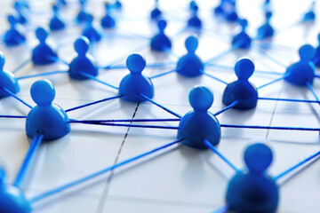 Connected Network of People at Daytime 