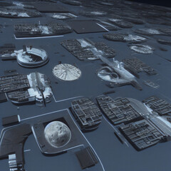 construction on the moon