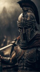 Fototapeta premium Spartan warrior 