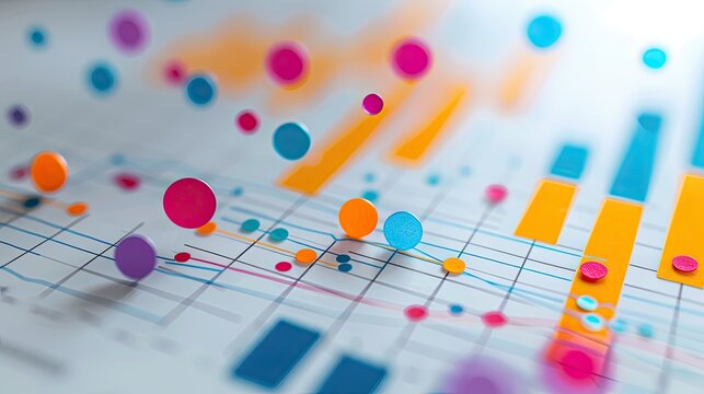Scatter plot analyzing the relationship between marketing spend and sales
