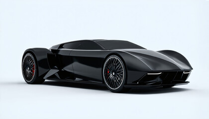 Futuristic vehicle with clean lines and sleek surfaces