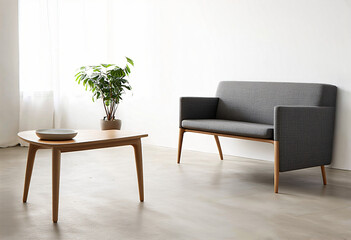 Minimalist sustainable furniture design