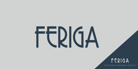 Elegant Vector Alphabet Letters Font - Classic Modern Serif Lettering for Minimal Fashion
