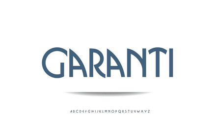 Elegant Vector Alphabet Letters Font - Classic Modern Serif Lettering for Minimal Fashion

