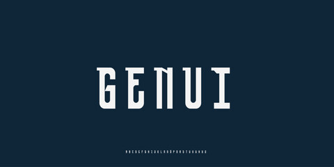 Elegant Vector Alphabet Letters Font - Classic Modern Serif Lettering for Minimal Fashion
