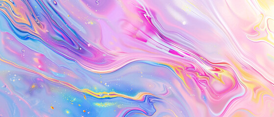 Dreamy and Colorful Abstract Painting