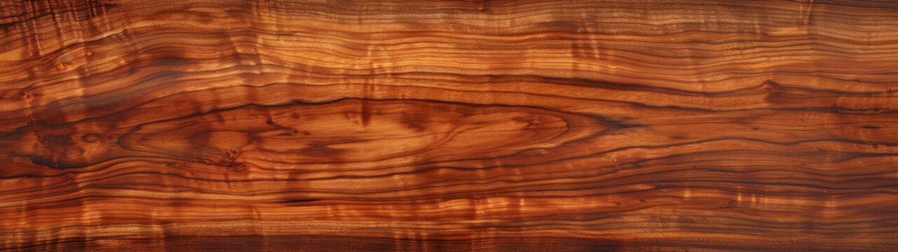 The Koa wood grain background features a stunning array of intricate, swirling patterns and warm, golden-brown hues, highlighting the natural beauty and unique character of this exotic hardwood