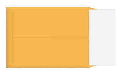 LANDSCAPE SINGLE MANILA ENVELOPE YELLOW