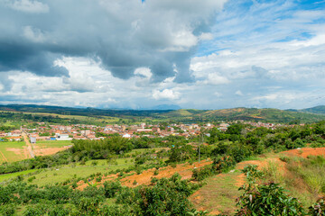 Landscape of Villanueva, Santander, Colombia.