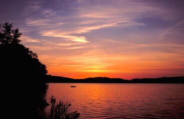 Sunset At A Lake