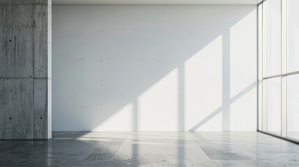 Fototapeta premium Empty white wall, design opportunity.