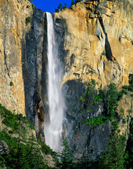 Bridal Veil Falls, Yosemite National Park, California, Usa