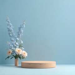 podium for product showcase Beautiful elegant copy space presentation