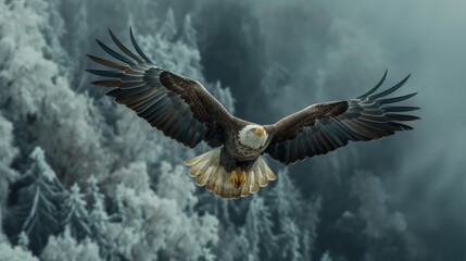 Obraz premium the Eagle, A catchy Tiktok Thumbnail about the Air's greatest Predator