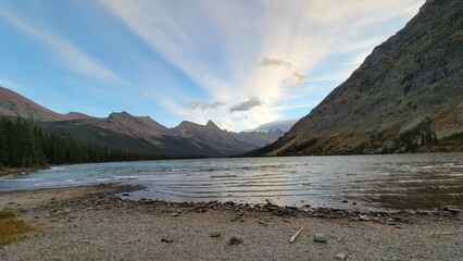 lake in the mountains