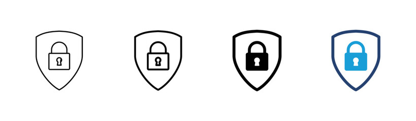 Security icon set. protection icon. privacy. vpn