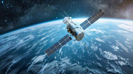 Obraz premium satellite in space