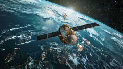 Obraz premium satellite in space