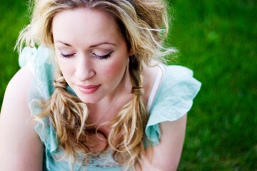 Naklejka premium Young Woman