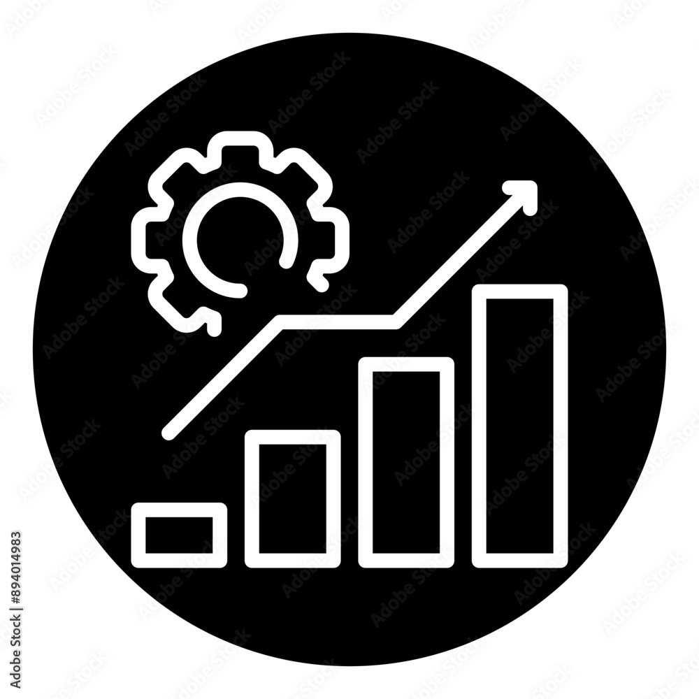 Canvas Prints Statistics Icon