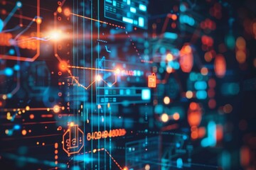 Obraz premium A machine learning algorithm optimizing marketing strategies and customer engagement for businesses