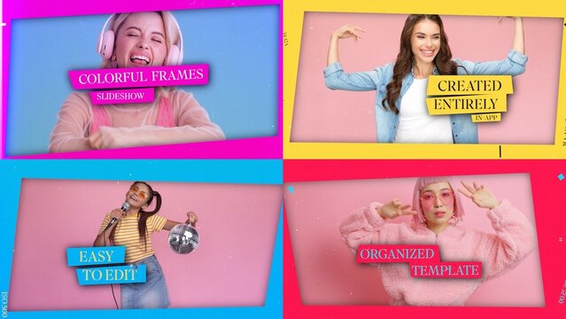 Colorful Frames Slideshow
