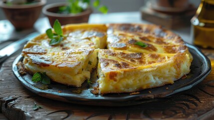 Canary Island s Quesadilla Traditional Cheesecake with Local Flavors