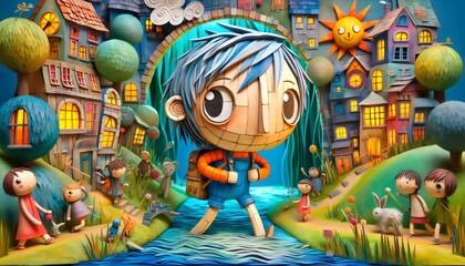 Obraz premium Criaturas Fantásticas: Un Viaje a lo Imaginario
